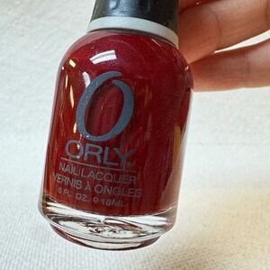 ORLY  - 041 Forever Crimson Red Shimmer 0.6 fl oz / 18 mL new without box
